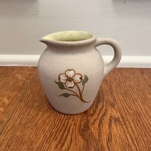 The Pigeon Forge Pottery‎ Small Creamer Pitcher Hand Painted Cottage Core Farm